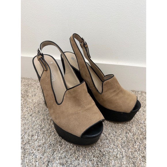 Dolce Vita Shoes - Dolce Vita Dolcetta Chunky Heels – Brown & Black – Women's Size 8